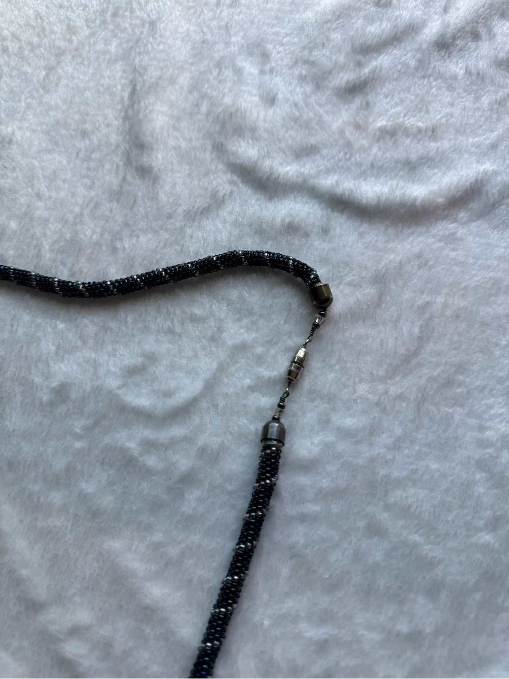 Beaded rope necklace - Picture 4 of 11